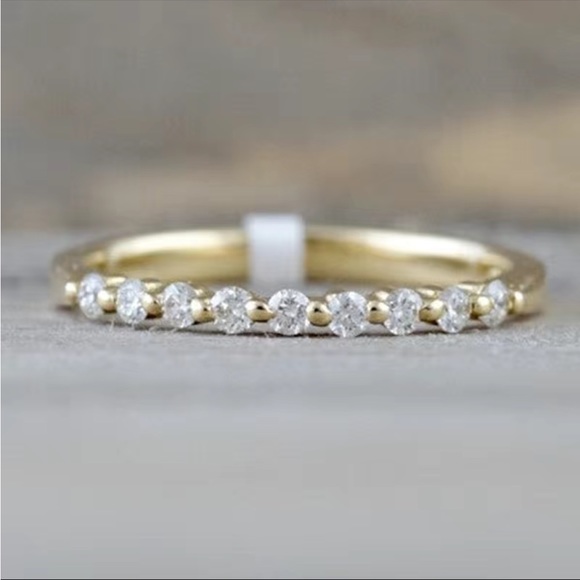 Jewelry - New Gorgeous 18K Gold Plated Zircon Stackable Ring